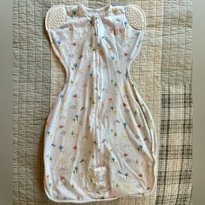 HALO swaddle sleep sack with teething sleeves